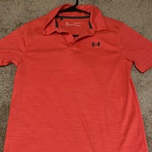 Under Armour Kids' Red Polo Shirt